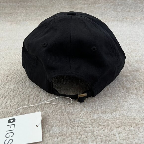 NWT Figs Black Cotton Baseball Cap Hat - Picture 4 of 8